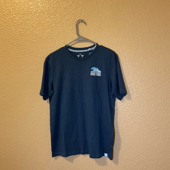 Free Planet Men's Navy Blue Graphic T-Shirt - Picture 1 of 2